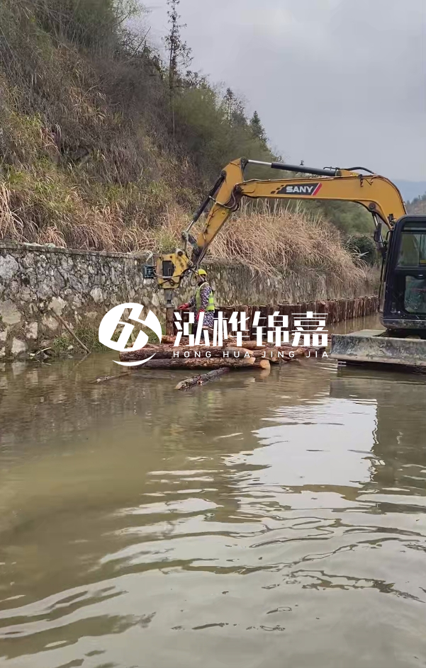 河道松木樁一天用多少根-松木樁能處理多厚的淤泥？