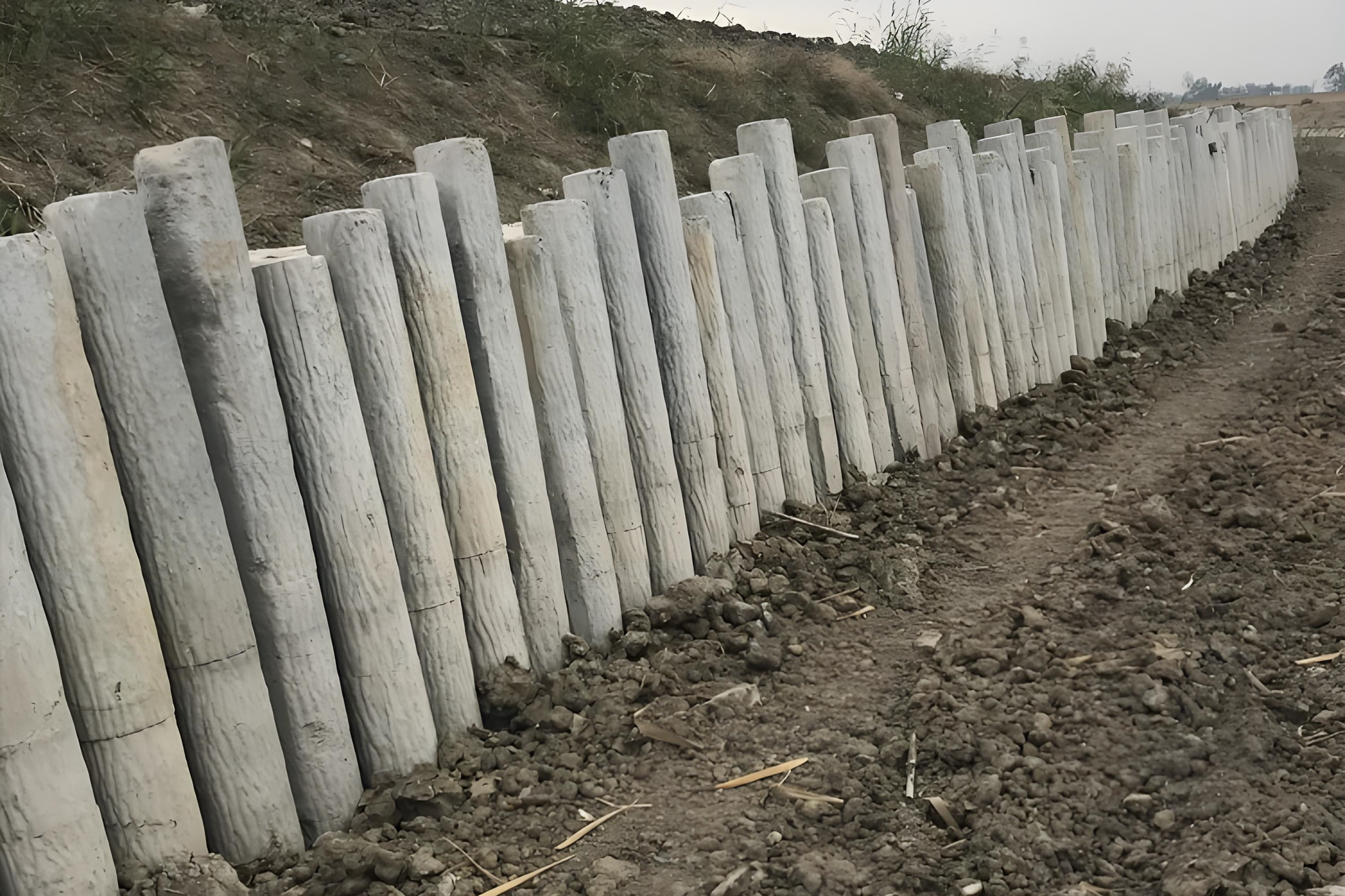 云南水泥樁施工專業(yè)施工隊(duì)-挖機(jī)打仿木樁怎么打？