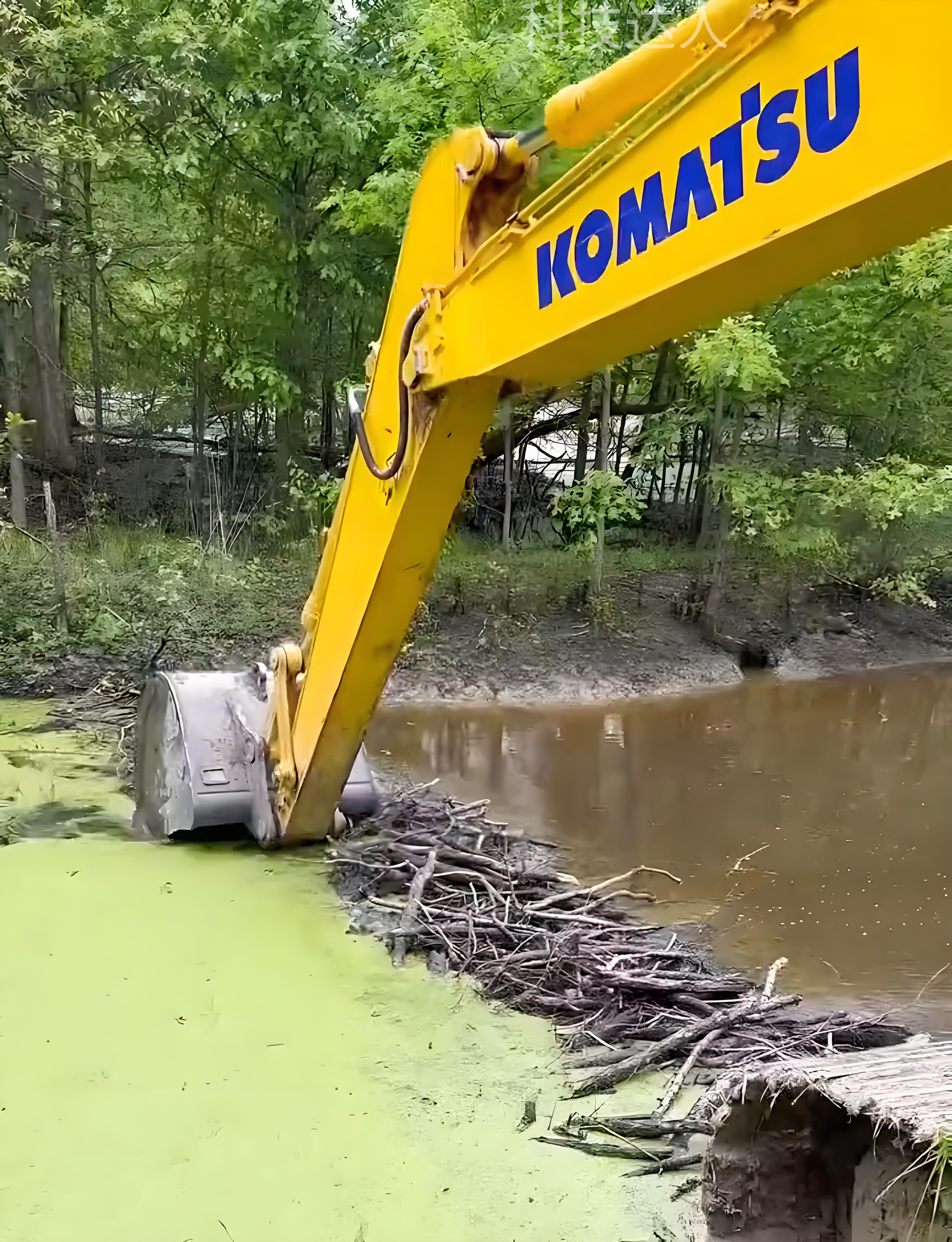 四川內(nèi)江挖機清淤施工隊-挖機清淤的施工成本如何計算？