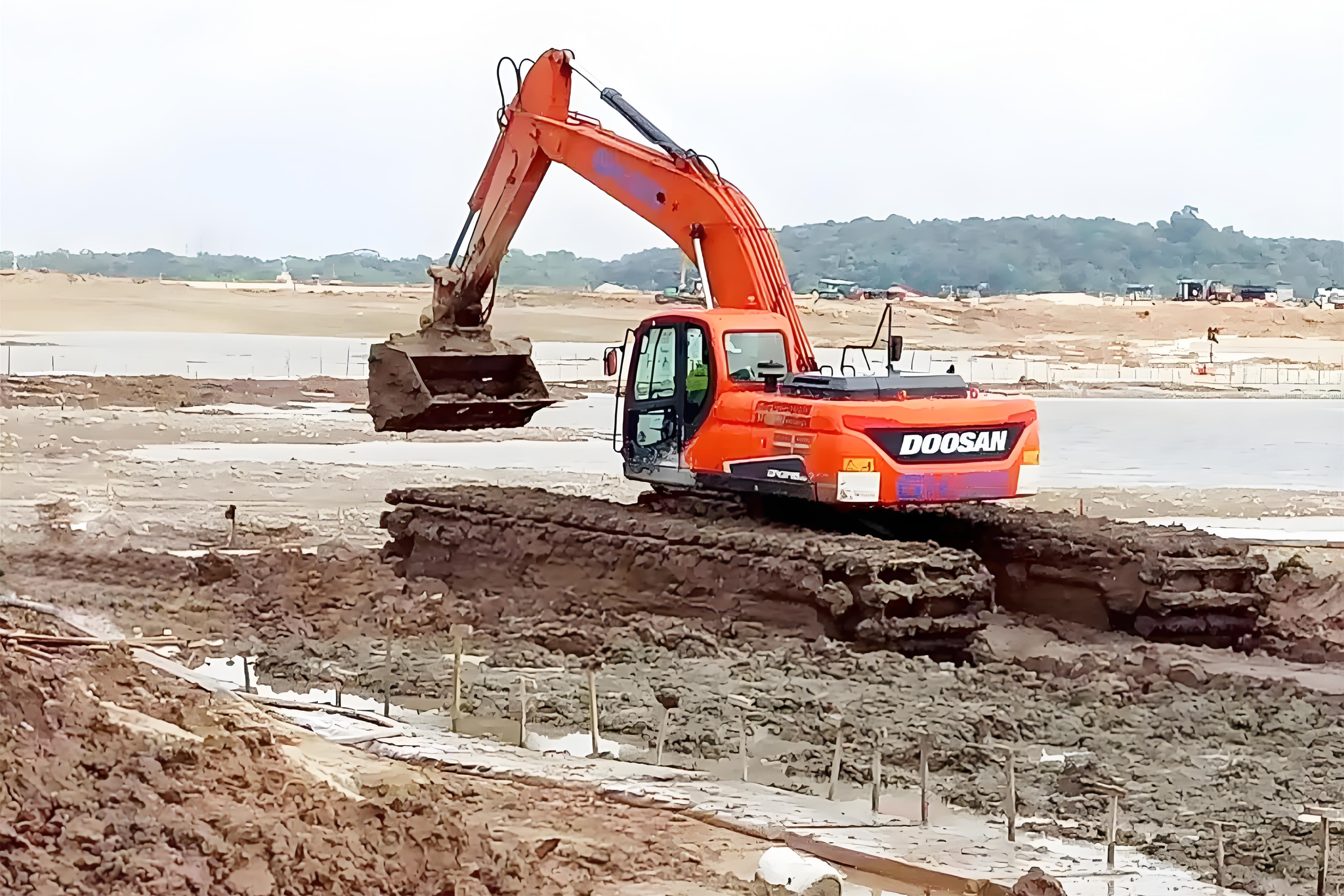 浙江臺州挖機清淤施工隊 - 挖機清淤時如何判斷淤泥承載力？