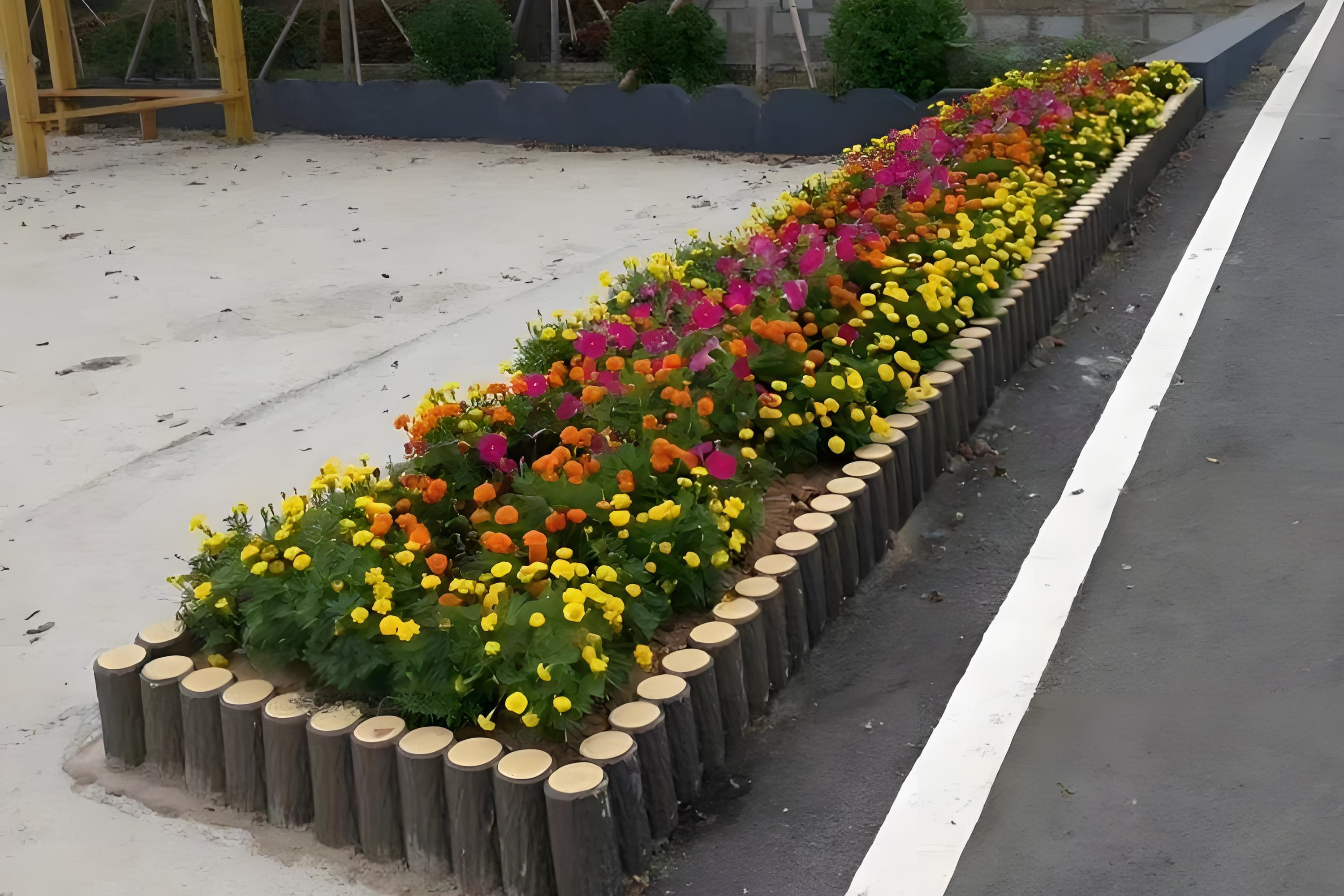 水泥仿木樁施工隊泓樺錦嘉 - 庭院打仿木樁選多大直徑合適？